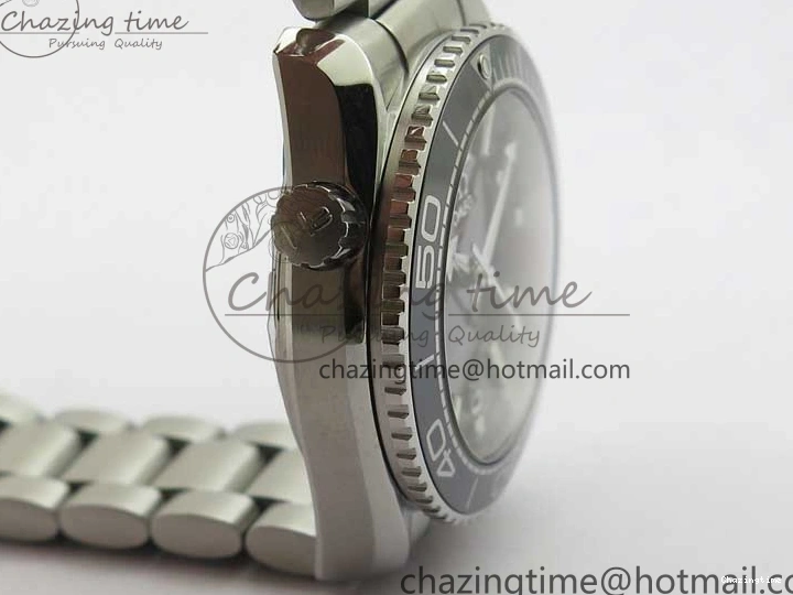 0501 Planet Ocean 39.5mm Black Ceramic Bezel SS VSF 1:1 Best Edition Black Dial on SS Bracelet A Stretchable 7890
